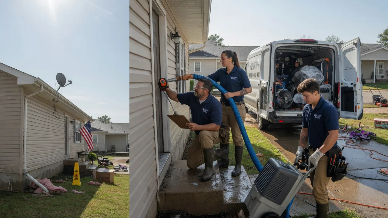 Ceiling Water Damage Restoration in Oakboro, NC near me